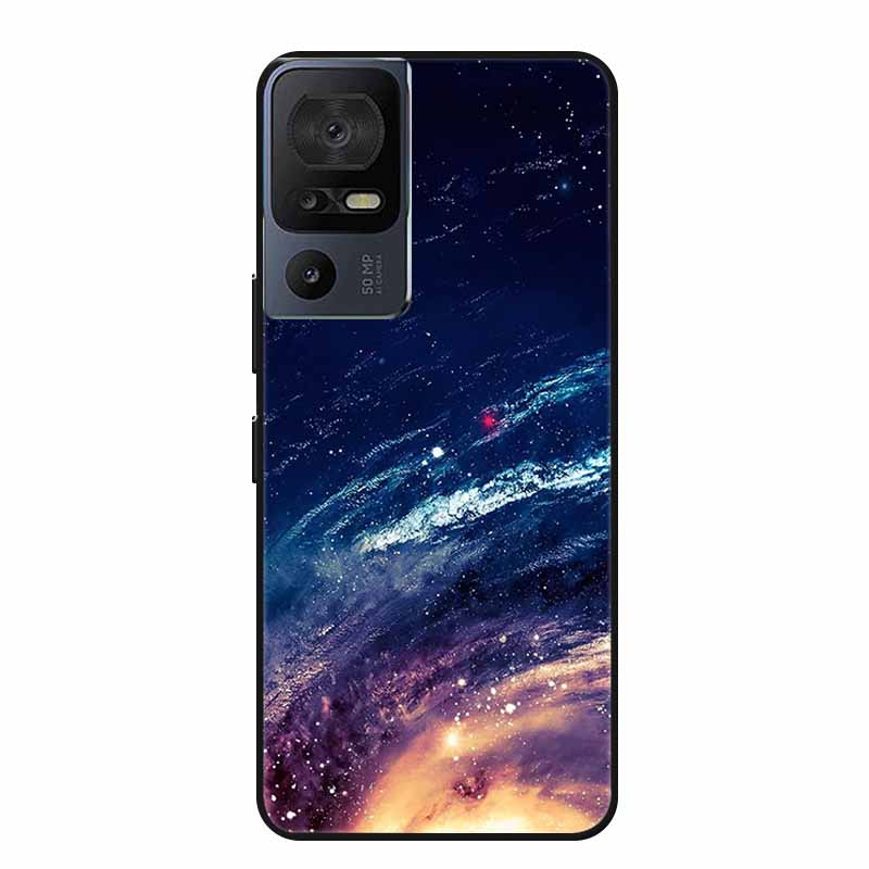 Чехол для телефона TCL 40 SE 40SE Coque Черный Силиконовый Мягкий Задний Чехол-Крышка Для TCL 40 SE Чехол Funda Для TCL40SE Capa 6.75" Оболочка