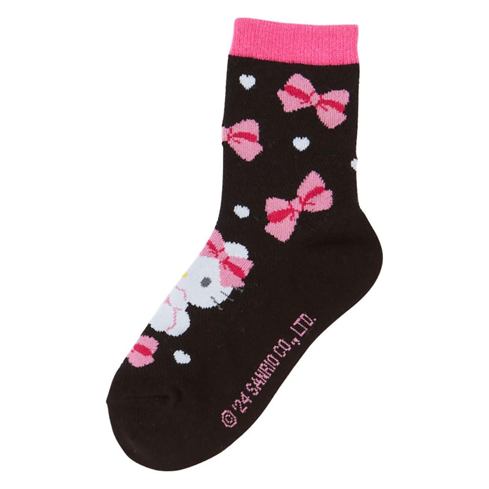 Sanrio Socks Sizes Hello Kitty 455288 Kids' (3-Pair Set), 16-18cm, Character,