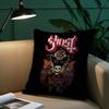 Крутая наволочка G-Ghost BandS, короткий плюш с принтом, наволочка для подушки, квадратные наволочки для диванных подушек, домашний декор для дивана