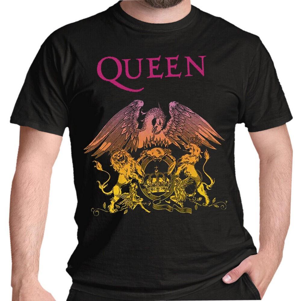 Queen Unisex Adult Gradient Crest T-Shirt