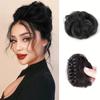 Messy Buns Hair Pieces Curly Clip In Synthetic Hair Extensions Claw Clips Ponytail Hair Pieces Wig For Women Cosplay Use