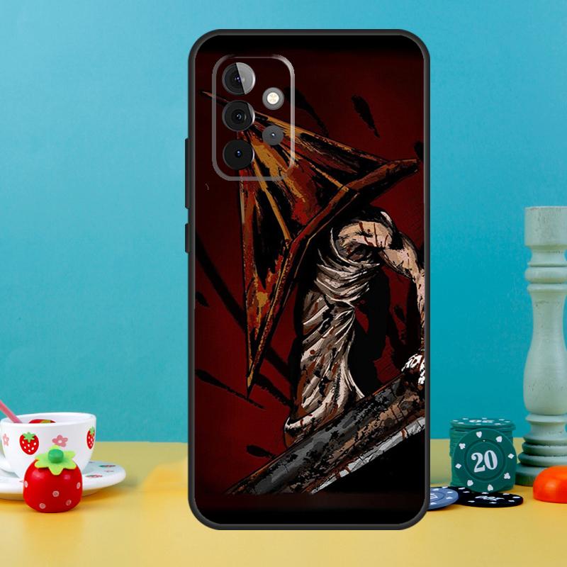 Чехол для игры в жанре хоррор Silent Hill для Samsung Galaxy A25 A54 A34 A14 A52 A32 A12 A13 A33 A53 A15 A16 A36 A56 A26 A05 A35 A55