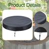 Adjustable Drum Cover with Drawstring Protector Rainproof Trash Can Windproof Weather Resistant Water Resistant for Factories