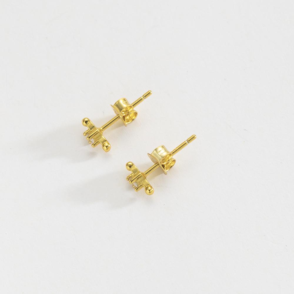 ANDYWEN Серьги-гвоздики из стерлингового серебра 925 пробы с фианитом, зажимы для пирсинга, женские роскошные ювелирные изделия, подарок