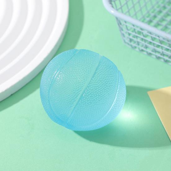 Clear Sports Ball Squeeze Toy Stress Relief Mini Basketball Baseball Football Soccer Fidget Toy Decompression Stress Ball Sports Lover