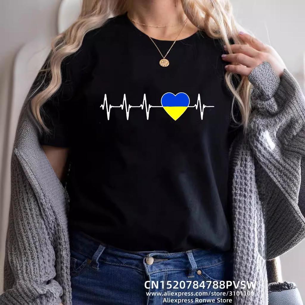 Летний топ с круглым вырезом и принтом, модные повседневные милые женские футболки из чистого хлопка с короткими рукавами
