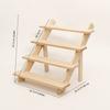 1PCS, Wooden Ladder Jewelry Display Stand