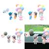 Car Dashboard Decoration, Cute Mini Funny Multifunctional Couple Doll Fashion Accessories Decoration
