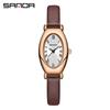 Fashin Sanda top brand 1123 elegant design Roman numerals square dial waterproof quartz movement business women's analog watch
