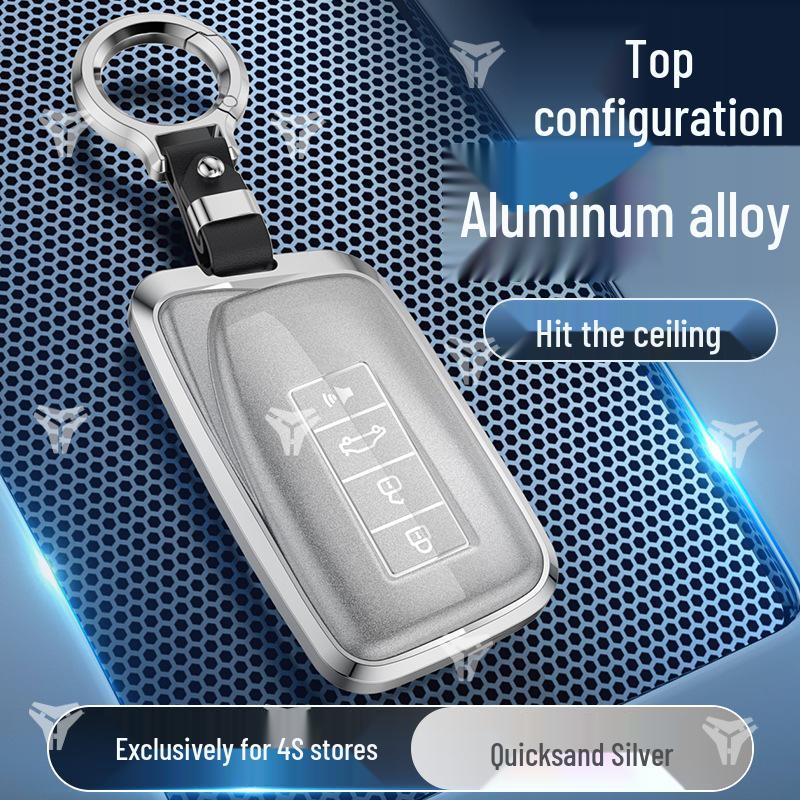 Lexus Car Key Case for ES300/EX260/RX450/LX500 - Aluminum Alloy Protective Cover