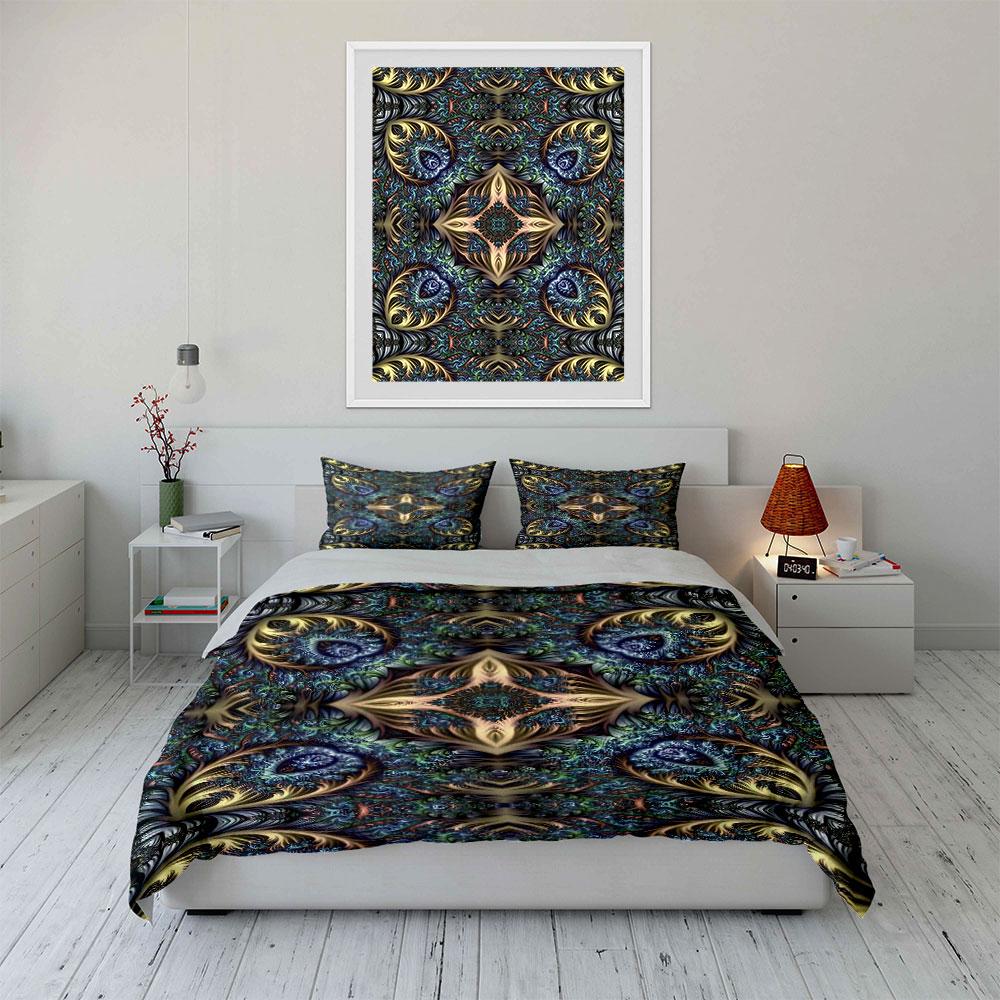 Intricate swirls and mandalas. Bedding sets Duvet cover sets Duvet covers Pillowcases(1 * Duvet Cover 2 * Pillowcases without duvet insert)