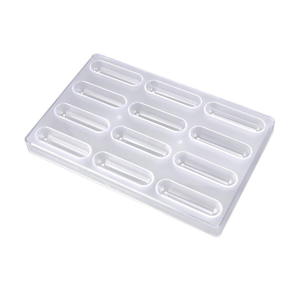 Легко моющаяся поликарбонатная форма для шоколада Прозрачная Прочная Кондитерская форма Многоразовая Выпечка Инструмент для выпечки Кухонные принадлежности