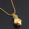 Punk Style Stainless Steel Gold Color Silver Fitness Boxing Glove Fists Pendant Necklace
