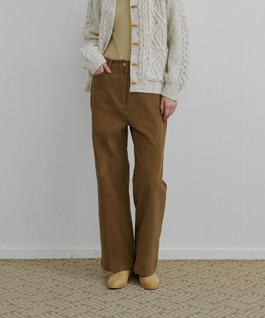 WIOE Sally Coduroy Pants_Camel