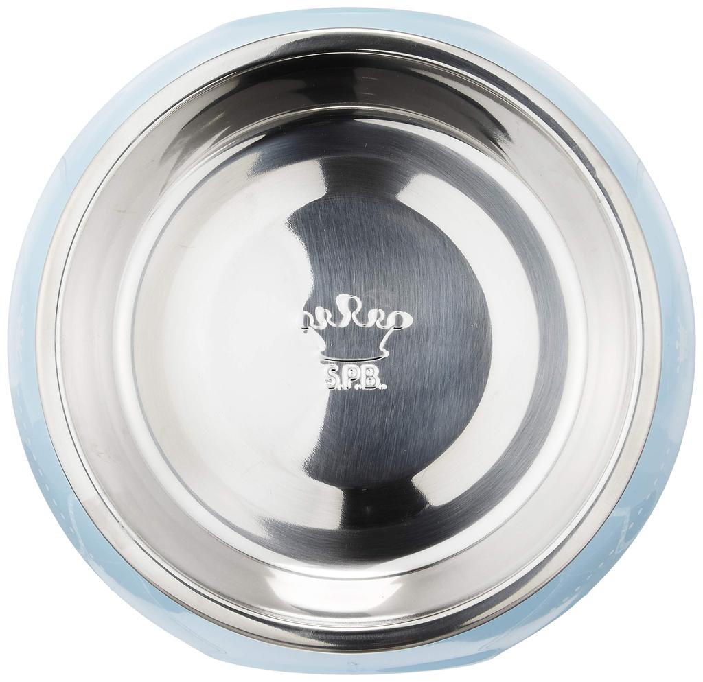 Pet Dog Tableware Super Pet Bowl Shallow Blue S.P.B. (Super Bowl)