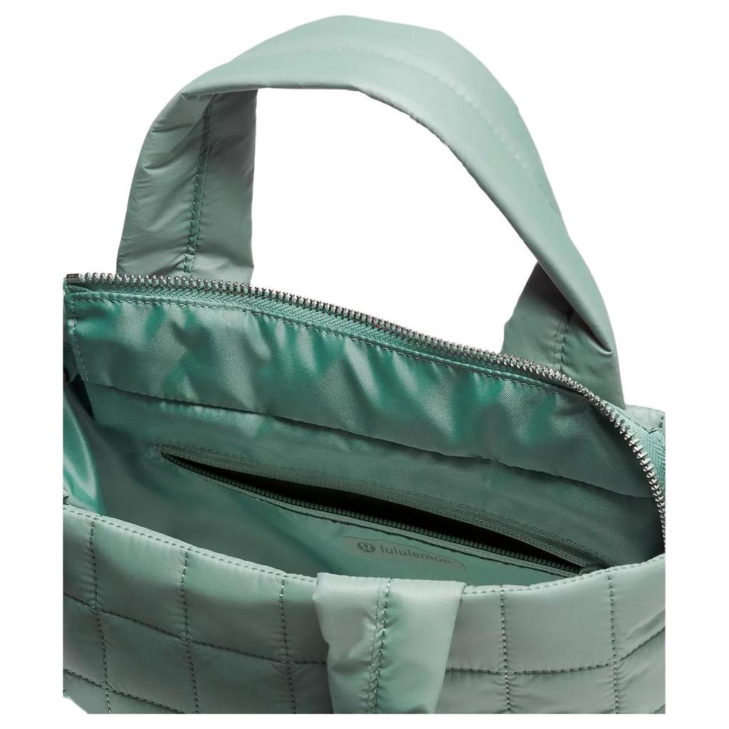 Lululemon Quilted Grid 5L Nylon Tote Bag Women tote Meteorite-Green LW9FN8S-026458