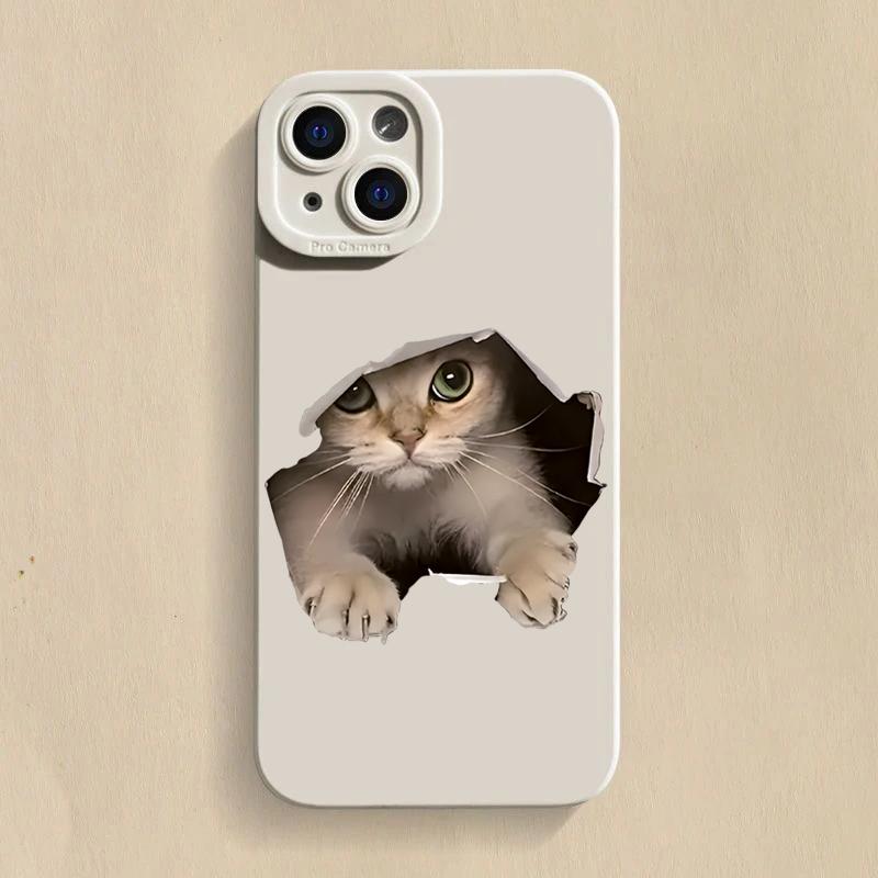 Cute Cat Dog Pattern Phone Case For Samsung Galaxy A16 A14 A13 A54 A33 A34 S25 S24 S23 Ultra S22 Plus S21 FE Silicone Soft Cover