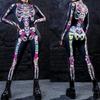 3D цифровая печать сценических костюмов для взрослых Хэллоуин Мероприятие Карнавал Тематическая вечеринка Костюм для косплея Костюм для ролевой игры Комбинезон