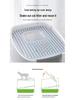 Leyoupai Enclosed Cat Litter Box - Anti-Splash, Odor-Control, Easy-Clean.