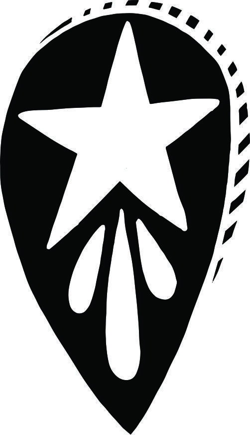 Printtoo Diary Card Star Pattern Square Wooden Rubber Stamp Scrap-booking-2 x 2