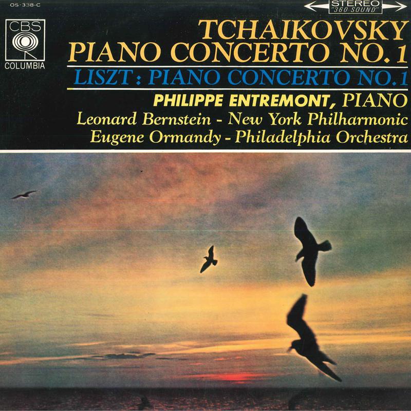 LP Record PHILIPPE ENTREMONT LEONARD BERNSTE TchaikovskyPiano Concerto No.1lis OS338C CBS 1964 Japan Obi Classical Used