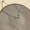 Women Neck Chain Snake Choker Necklaces Neck Chain Double Layer Pendant Jewelry For Girls