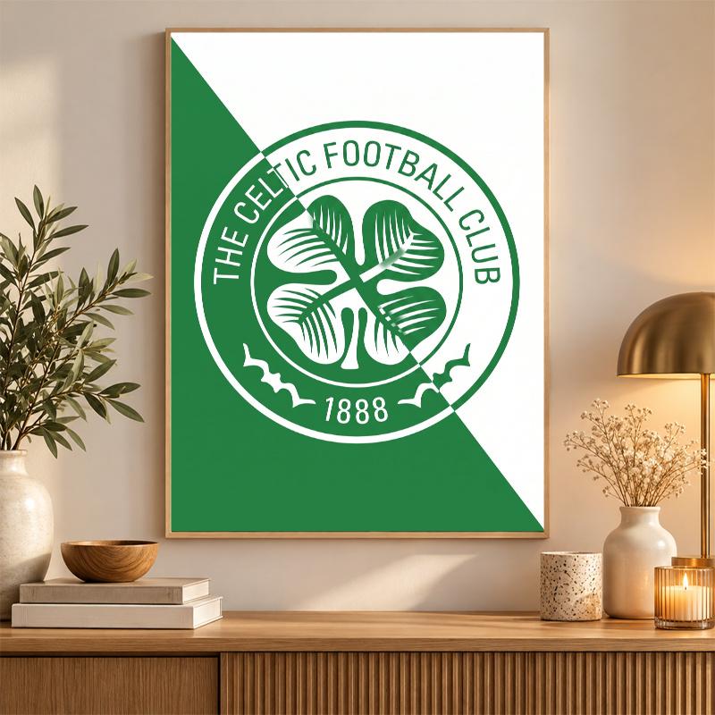 Celtic FC Diamond Painting Kit 5D Full Drill DIY Diamond Mosaic Wall Art Home Decor