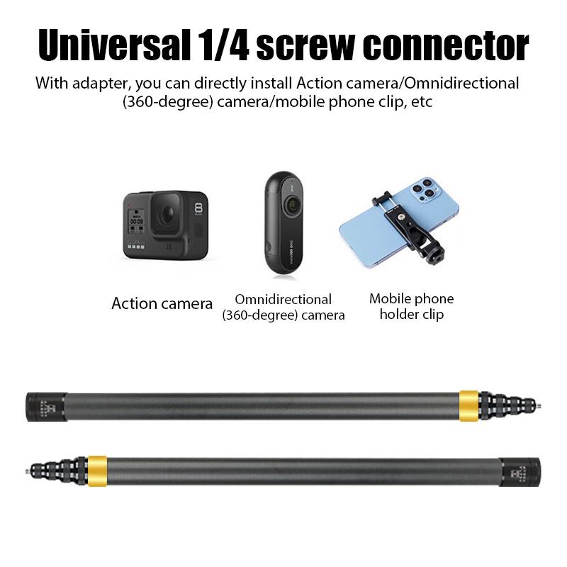 290 см углеродное волокно невидимая расширенная версия селфи палка для Insta360 X3 GO 3 Action 4 аксессуары для GoPro селфи палка