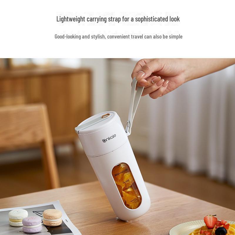 Многофункциональная портативная электрическая соковыжималка с трубочкой для использования дома и на природе