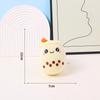 Cute Fruit Milk Bubble Tea Plush Doll Keychain Kawaii Soft Stuffed Plushies Toys Bubble Tea Keychain Backpack Pendant Girl Gifts