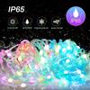 Светодиодная гирлянда WS2812B RGB 20 м 10 м 5 м DIY Smart IC APP Bluetooth Remote Fairy Lights Dreamcolor Garden Party Christmas Wedding Decor