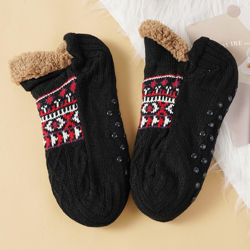 Fall and Winter Floor Socks Home Warm Women Men Snow Socks Sleep Carpet Slippers Sock Men Non-slip Socks
