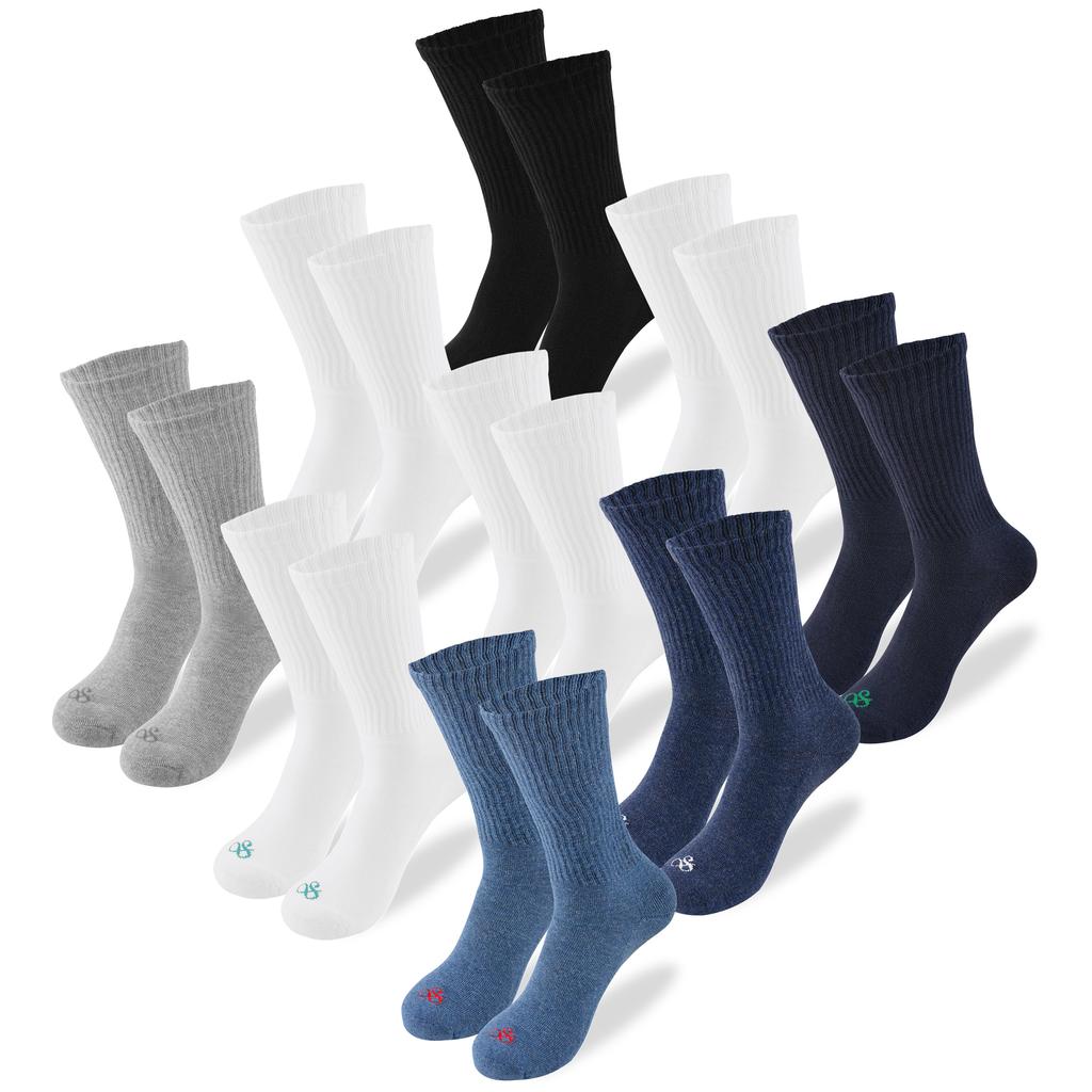 Scotch&Soda Skarpety Męskie Długie 9 Par Komplet Bawełna Kolor Mix 41-46