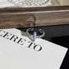 Современное кольцо-полумесяц с синей глазурью: Складывающиеся, Элегантные и Универсальные для Женщин