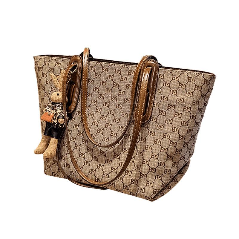 Новая женская сумка через плечо, большая вместительная сумка-тоут, сумка через плечо, универсальная для поездок на работу