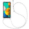 Case for Samsung M32 (6.4 ") Reinforced Corner Soft Anti-Scratch Thin Transparent Included White Cord