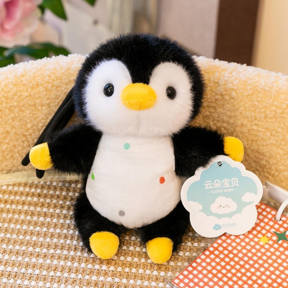 Mini Pocket Size Plush Animal Doll Plush Fridge Sticker Cute Cartoon Plush Ornament Daily