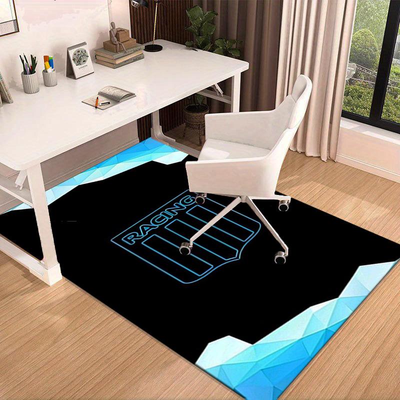 Racing Team Emblem Area Rug for Office, Chair Rug, Decorative Carpet Livingroom Mat, Large Size Fan gifts Christmas gifts
