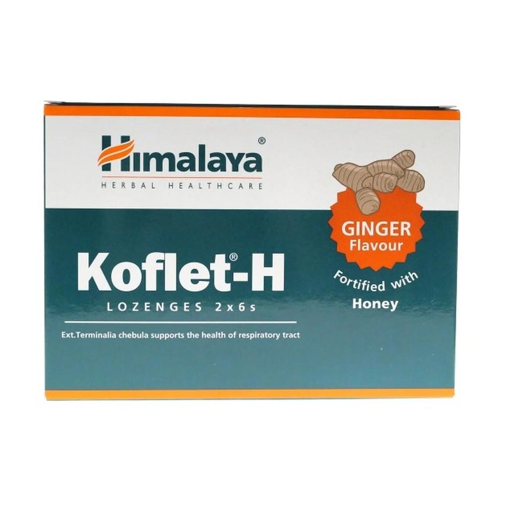 Koflet-H, Ginger - 12 lozenges