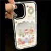 Снеговик Медведь Jellycat для 16promax для Apple 13 Чехол для мобильного телефона для IPhone15 Креативный 14 Зыбучий песок 11