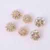 Стразы Жемчуг Цветок Пуговицы-накладки DIY Аксессуары Цветок Запонки для Мужчин Женщин Одежда