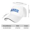 Blue Dance Letter Design Sun Baseball Cap Spring Unisex Unisex  Print Hip Hop Hats High Quality y2k Retro Outdoor Gym Baseball Caps