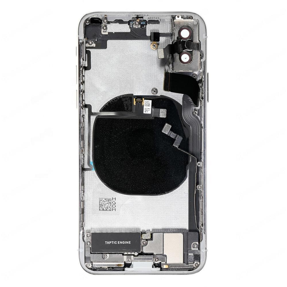 Задний полный корпус для iPhone 8 8 Plus, полная сборка, крышка аккумулятора, средняя рамка, корпус с гибким кабелем, запчасти для ремонта телефона