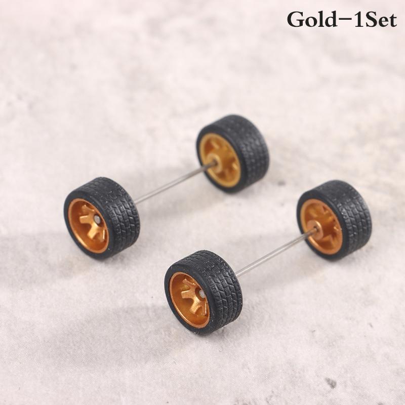 1Комплект 1:64 Колесо автомобиля для колеса Резиновая шина с модифицированной моделью автомобиля