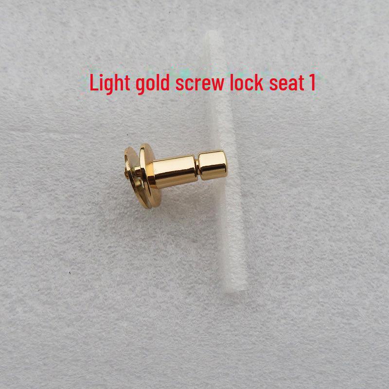 Diamond-Shaped Black Crossbody & Shoulder Bag with Gold/Silver Gilded Twist Lock Hardware