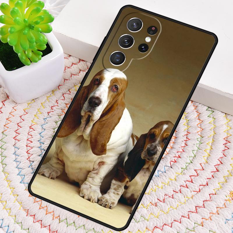 Чехол для телефона щенок бассет-хаунда для Samsung Galaxy note 10 pro S26 Ultra S23 S24 FE S25 S21 S22 PLUS ударопрочный