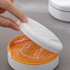 Portable Retainer Case Food Grade PP Dental Retainer Box Denture Tray Box  Old People