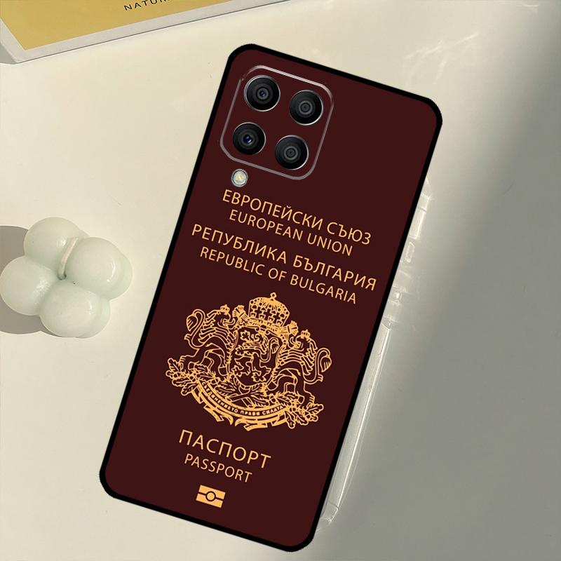 Болгария Флаг Паспорт Карта Для Samsung Galaxy M54 M21 M33 M53 M13 M12 M32 M52 M11 M31 M35 M55 M15 M14 M34 M06 M16 Чехол