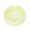 Fluorescent Silicone Ashtray Glow In the Dark Cigarette Holder Colorful Round Durable Smoking Accessories for Indoor Outdoor