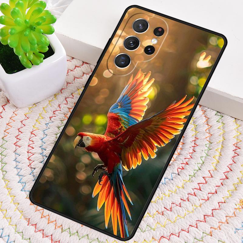 Чехол для телефона с изображением попугаев и птиц для Samsung Galaxy note 10 pro S26 Ultra S23 S24 FE S25 S21 S22 PLUS ударопрочный